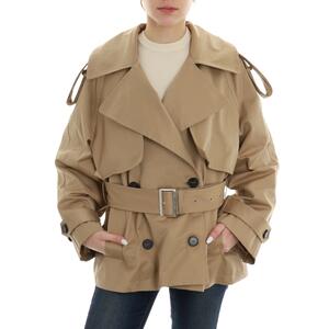 TRENCH CORTO BEIGE